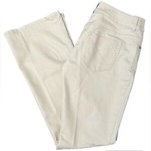 Chico’s Platinum Denim Women’s Tan Bootcut Pants Size 00/reg